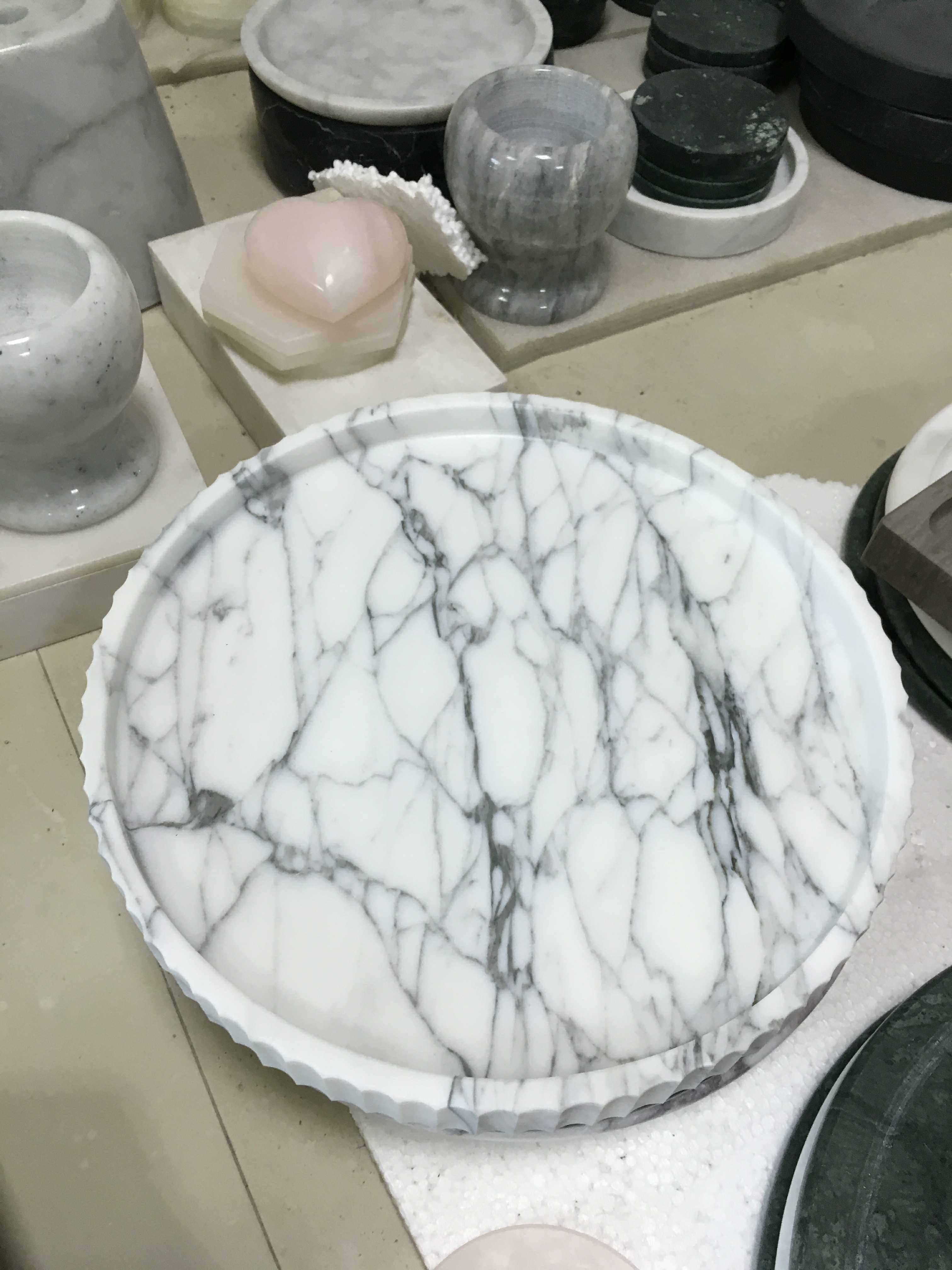 Marble Dish Carrara White