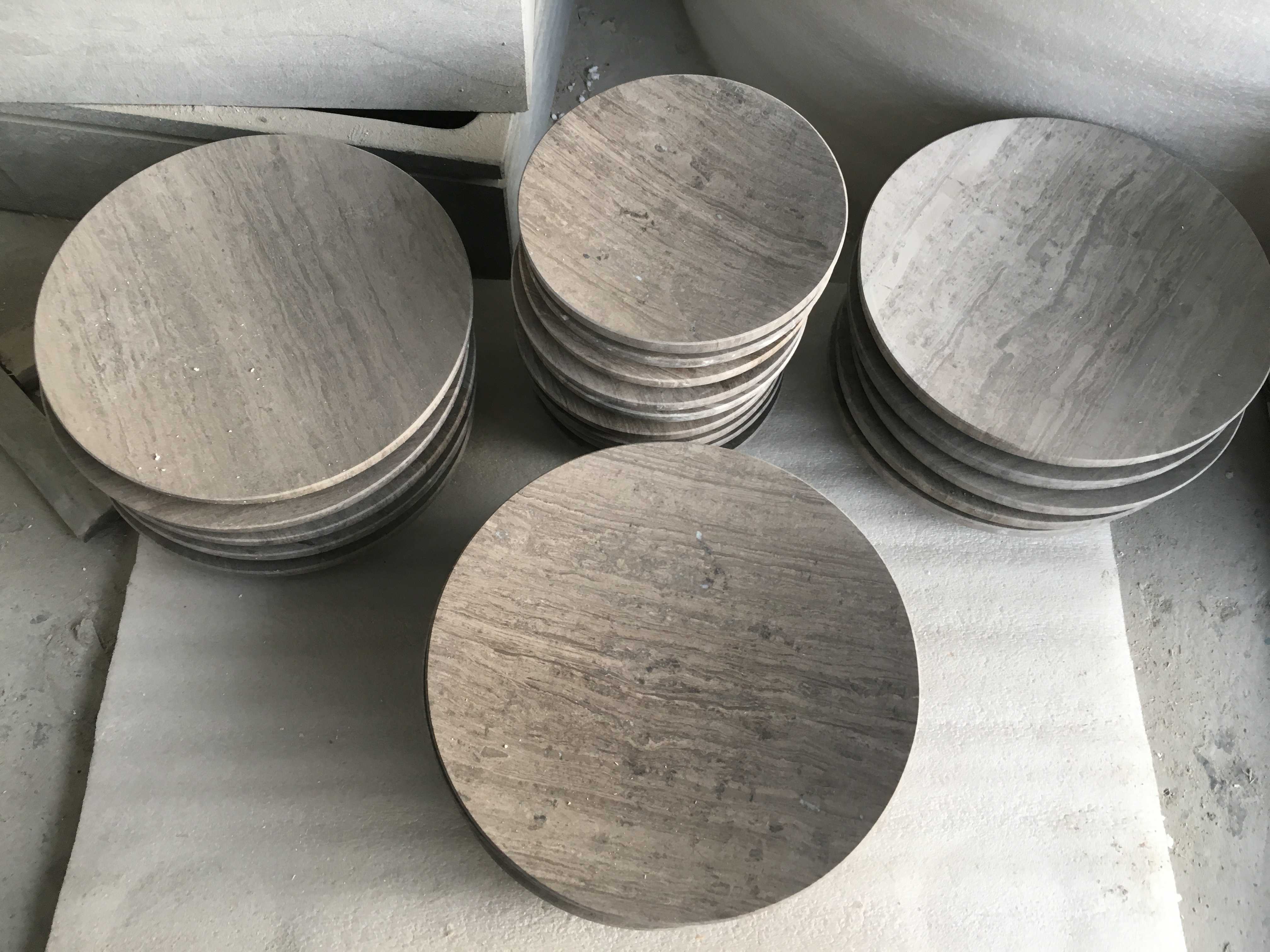 Marble Dish Woodvein Grey